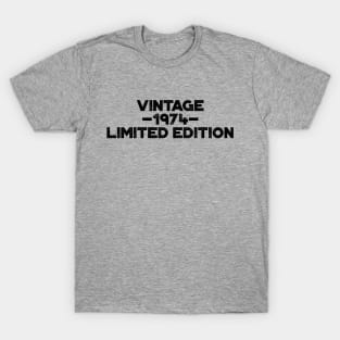 Vintage 1974 Limited Edition 50th Birthday T-Shirt